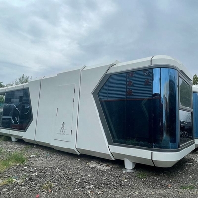 Vente à chaud Cabine meublée Maison de ville Maison de conteneurs 40FT Maison de bureau Capsule blanche