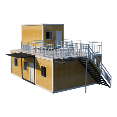 Maisons préfabriquées de récipient d'expédition d'histoire de la chambre à coucher deux de la Chambre 4 de conteneur de dortoir