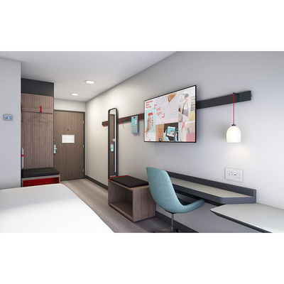 Les meubles de luxe de chambre à coucher d'invité placent le Roi Size Bed Sets d'hôtel