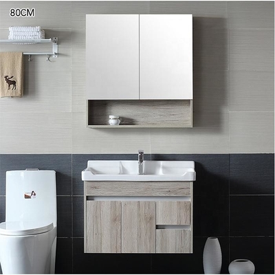 Cabinet de vanité de salle de bains d'hôtel de contreplaqué de 60*45*45cm avec des roulettes