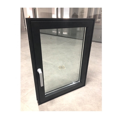 De balcon revêtement vitré en aluminium cassé de poudre de Windows thermiquement double