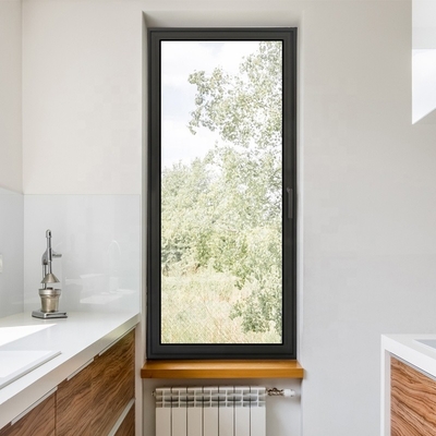 De balcon revêtement vitré en aluminium cassé de poudre de Windows thermiquement double