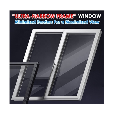 De balcon revêtement vitré en aluminium cassé de poudre de Windows thermiquement double
