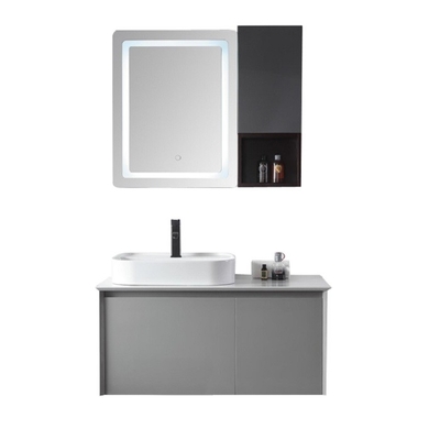 Miroir chaud de lumière de Grey Customized Bathroom Cabinets LED vanité de Bath de 40 pouces
