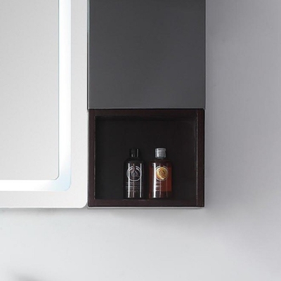 Miroir chaud de lumière de Grey Customized Bathroom Cabinets LED vanité de Bath de 40 pouces
