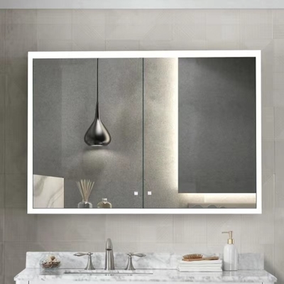 Les Cabinets de salle de bains adaptés aux besoins du client par IP44 de la CE SAA ont anodisé la vanité fixée au mur en aluminium
