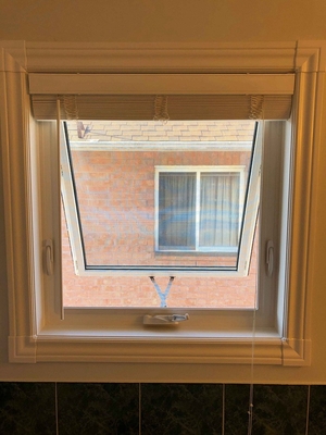 Tente en aluminium vitrée par double Windows de minimalisme pour le sous-sol