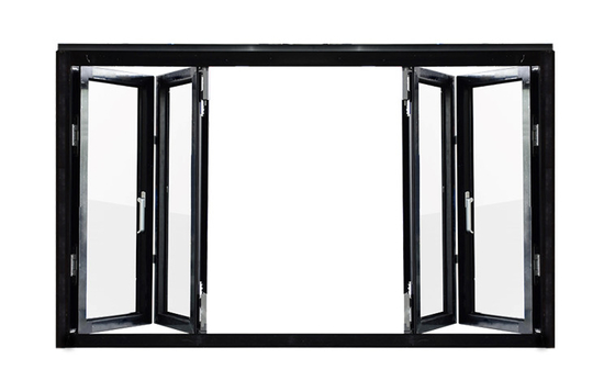 Impact en aluminium Windows d'ouragan de vitraux panoramiques 1.6mm épais insonorisés