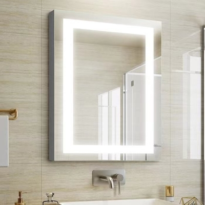 L'hôtel a enfoncé l'armoire à pharmacie intelligente de salle de bains de LED avec le miroir