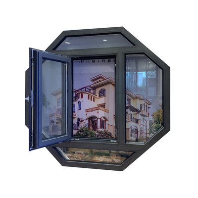 le cadre en aluminium épais Windows de 1.2-2.0mm a fixé le cercle rond supérieur Windows