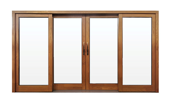 Verre horizontal Windows en aluminium coulissant de la CE double et portes avec le gril