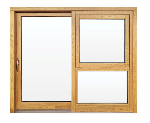 Verre horizontal Windows en aluminium coulissant de la CE double et portes avec le gril