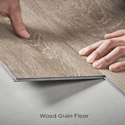 Le haut plancher en bois porteur Spc de grain cliquent sur le plancher de vinyle de serrure
