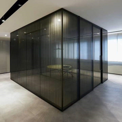 Plancher en verre gâché de cloison de séparation de bureau de mélamine aux diviseurs de pièce insonorisés de plafond
