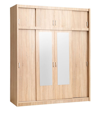 Volet du panneau 3 de particules glissant la garde-robe construite dans le cabinet pour la petite chambre à coucher