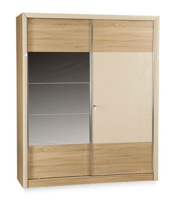 Volet du panneau 3 de particules glissant la garde-robe construite dans le cabinet pour la petite chambre à coucher