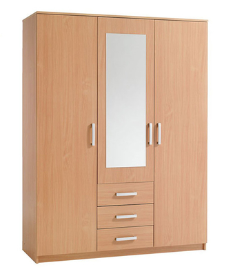 Volet du panneau 3 de particules glissant la garde-robe construite dans le cabinet pour la petite chambre à coucher