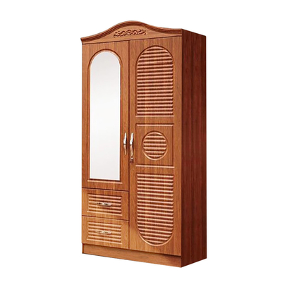 Cabinet multi 2 3 de conseil de forces de défense principale de couleur de texture de PVC placard de 4 portes avec le miroir