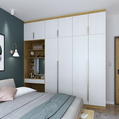 le carton gris de mélamine de 18mm a adapté le meuble de rangement aux besoins du client individuel de chambre à coucher de garde-robe