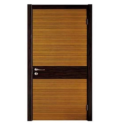 Le chêne en bois de noix de porte de forces de défense principale de PVC WPC plaquent les portes internes affleurantes