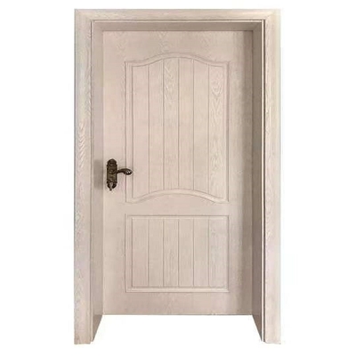 Le chêne en bois de noix de porte de forces de défense principale de PVC WPC plaquent les portes internes affleurantes