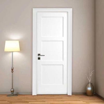 Style américain en bois solide Front Doors de forces de défense principale de portes d'hôtel de panneau à la maison de l'appartement 3