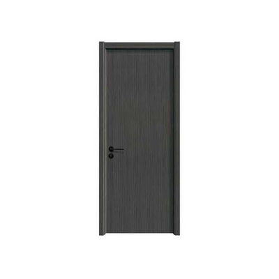 Portes intérieures épaisses en bois de PVC de la porte 43mm de forces de défense principale d'isolation phonique avec des cadres