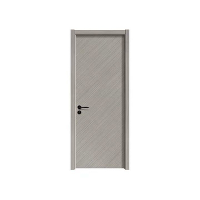Portes intérieures épaisses en bois de PVC de la porte 43mm de forces de défense principale d'isolation phonique avec des cadres