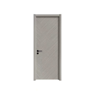 Portes intérieures épaisses en bois de PVC de la porte 43mm de forces de défense principale d'isolation phonique avec des cadres