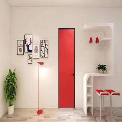 Porte en bois de mélamine moderne simple intérieure de forces de défense principale pour la salle de bains