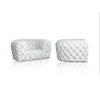 Le divan moderne de lobby d'hôtel de salon a piqué le sofa tufté de velours de bouton