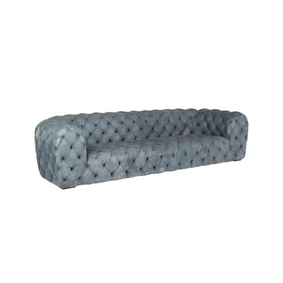 Le divan moderne de lobby d'hôtel de salon a piqué le sofa tufté de velours de bouton