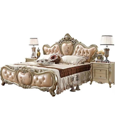 chambre à coucher classique antique d'hôtel de 180x200CM de lit à extrémité élevé de salon