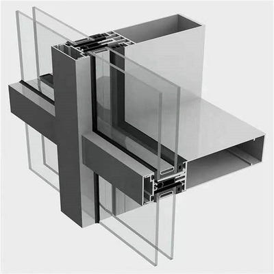 T3 de 6000 séries au profil en aluminium du mur T8 rideau pour le bureau de Chambre