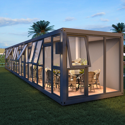 Cabine préfabriquée mobile de récipient d'expédition de la Chambre 20ft de conteneur de parking