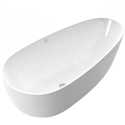 baquet de trempage de baignoire de 1.5m d'acrylique de résine extérieure solide libre moderne de pierre