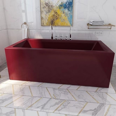 la baignoire libre acrylique de lustre blanc de 1.7m a passé le baquet au bichromate de potasse de trempage contemporain