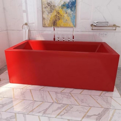 la baignoire libre acrylique de lustre blanc de 1.7m a passé le baquet au bichromate de potasse de trempage contemporain