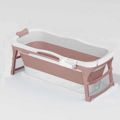 baignoire se pliante en plastique de baignoire en plastique de 1.18M Blue Pink Freestanding pour des adultes