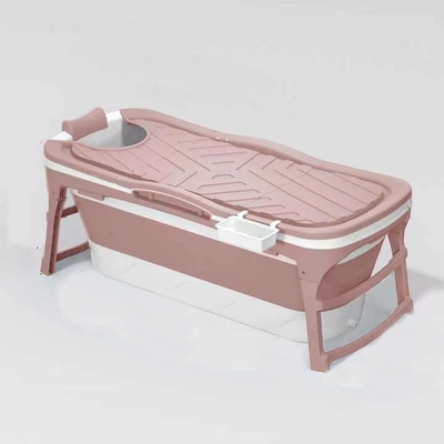 baignoire se pliante en plastique de baignoire en plastique de 1.18M Blue Pink Freestanding pour des adultes