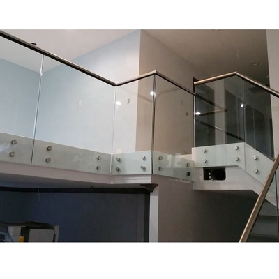 Balustrades intérieures en laiton de piscine de balustrades d'escalier de fer blanc du diamètre 50mm pour des étapes