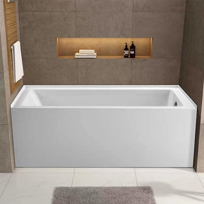 Baignoire de trempage libre acrylique de place faite sur commande avec l'accoudoir