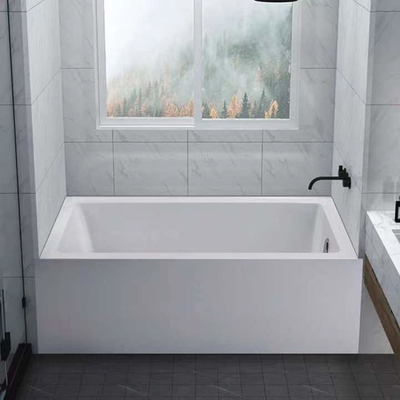 Baignoire de trempage libre acrylique de place faite sur commande avec l'accoudoir