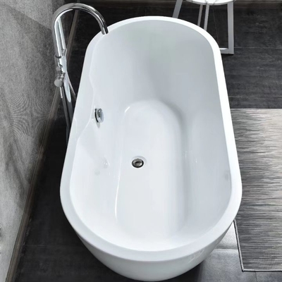 Baignoire de trempage libre acrylique de place faite sur commande avec l'accoudoir