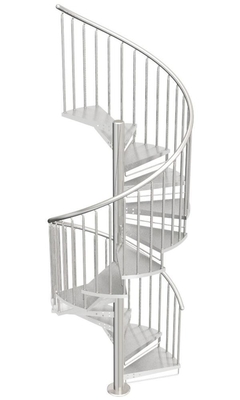escalier acrylique transparent de taille de 1000mm clôturant les balustrades en aluminium de luxe pour des escaliers