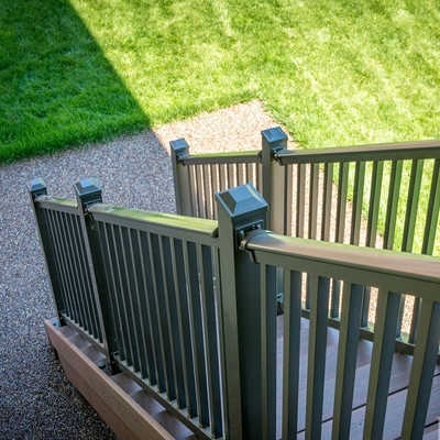 balustrades ornementales modernes en métal de balustrades intérieures préfabriquées en aluminium de l'escalier 6063T5