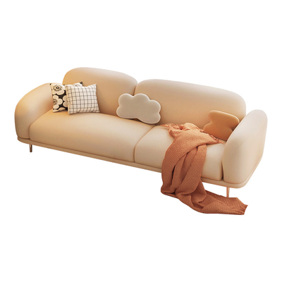 Salon Sofa Sectional Simple Modern Furniture de Seater de la flanelle 3 d'appartement