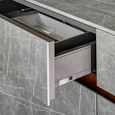 Cabinet modulaire de luxe moderne fait sur commande d'office de cuisine 700mm*1300mm