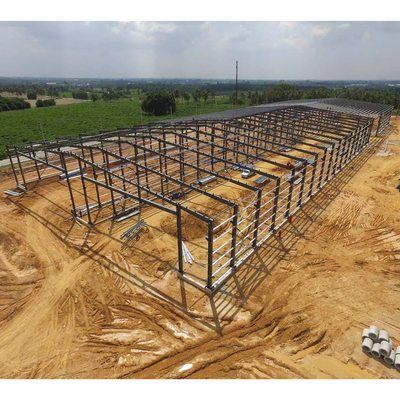 Alkyde peignant les bâtiments en acier de grande envergure de l'atelier Q355B de structure métallique de Peb
