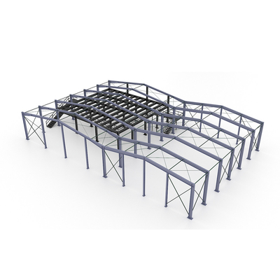 Bâtiments de magasin préfabriqués en métal d'atelier de structure métallique de preuve de tremblement de terre de GV BV d'OIN
